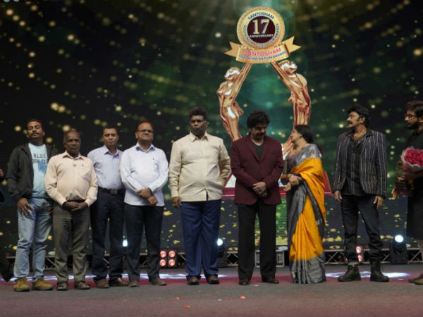 Vishwak Sen about Santosham South Indian Film Awards Vishwak Sen about Santosham South Indian Film Awards