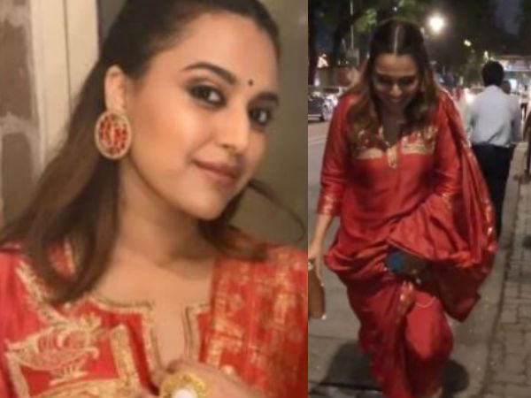 Swara Bhasker lost her kolhapuris after Lalbaughcha Raja visit Swara Bhasker lost her kolhapuris after Lalbaughcha Raja visit