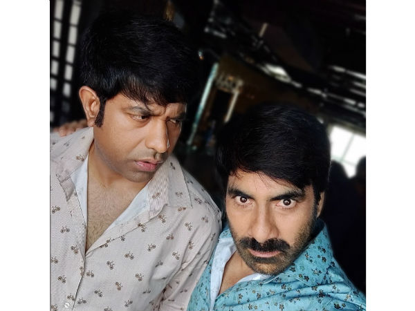 Vennela Kishore shares a intresting photo with Ravi Teja Vennela Kishore shares a intresting photo with Ravi Teja
