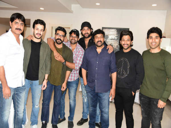 మెగా పార్టీ ఇచ్చిన బన్నీ