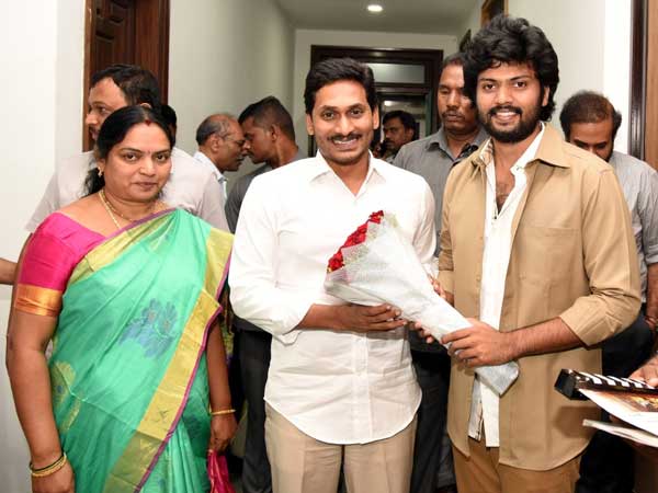 Auto Rajini movie started with YS Jagan blessings Auto Rajini movie started with YS Jagan blessings