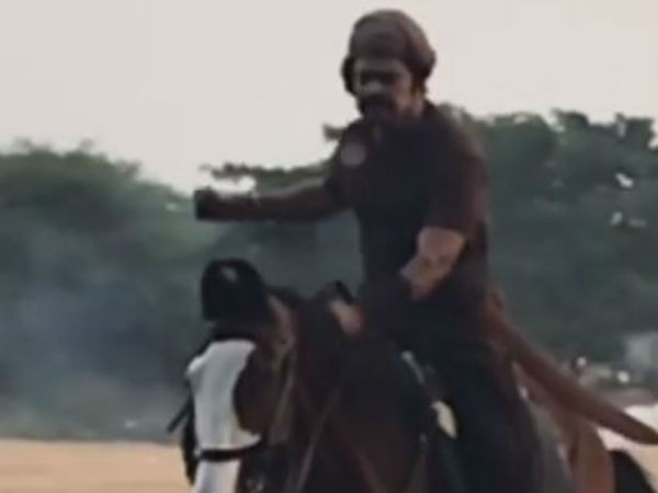 అప్పుడు గుండుతో.. ఇప్పుడు గుర్రంపై