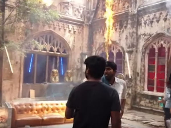 Fire Accident in Puri Jagannadhs Romantic Sets Fire Accident in Puri Jagannadhs Romantic Sets