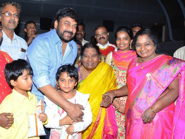 Telangana Governor Tamili sai watches Chiranjeevis Sye Raa Telangana Governor Tamili sai watches Chiranjeevis Sye Raa