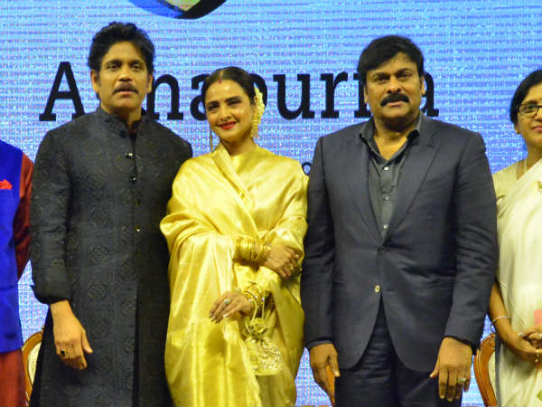 ANR Awards 2019: Akkineni Nagarjuna comments on Rekha ANR Awards 2019: Akkineni Nagarjuna comments on Rekha