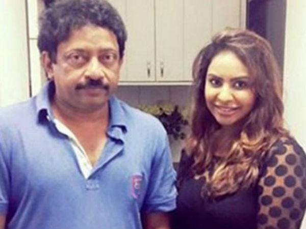నా వెనుక రామ్ గోపాల్ వర్మ.. క్రేజీగా డ్రైవ్