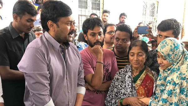 కుటుంబాన్ని పరామర్శించిన చిరు, బన్నీ