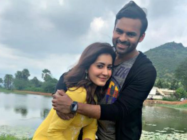 రాశి ఖన్నా మీద చేయి.. మెగా మేనల్లుడిపై ట్రోల్స్