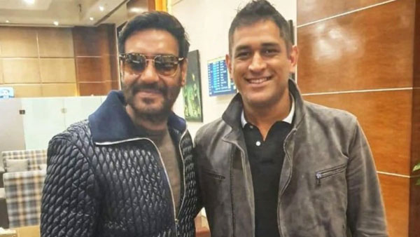 Ajay Devgn shares Viral With MS Dhoni Ajay Devgn shares Viral With MS Dhoni