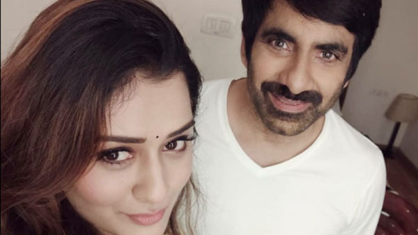 డిస్కోరాజాతో ముగ్గురు భామలు
