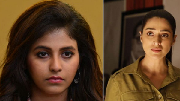 Anjali, Lakshmi Rai in action scenes for Ananda Bhairavi Anjali, Lakshmi Rai in action scenes for Ananda Bhairavi