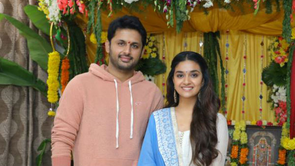 Nithin And Keerthy Suresh Rang De First Look On 28th March Nithin And Keerthy Suresh Rang De First Look On 28th March