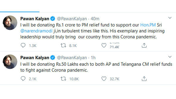 తెలుగు రాష్ట్రాల సీఎంకు 50 లక్షలు