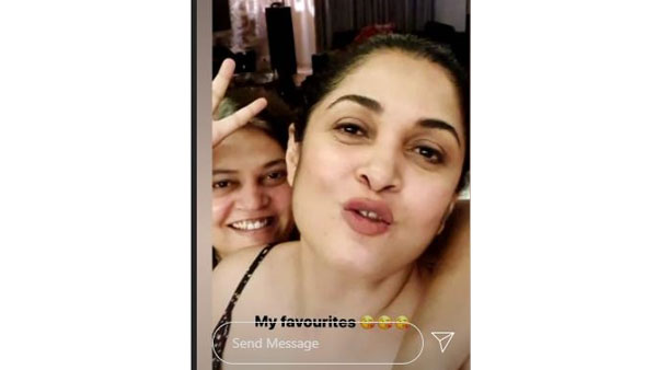 రమ్యకృష్ణతో వీడియో కాల్..