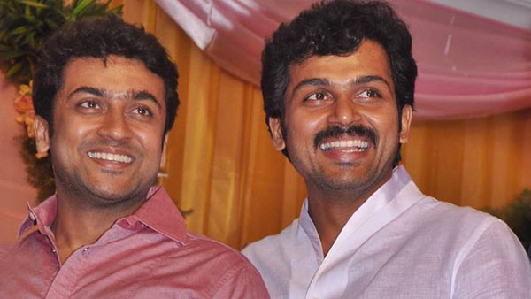 తమిళంలో సూర్య, కార్తీ