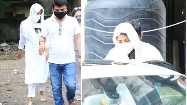 సుశాంత్ను చివరిసారిగా చూసేందుకు వచ్చిన ప్రేయసి.. రియాను ప్రశ్నించిన పోలీసులు