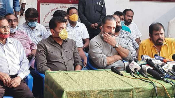 తృటిలో తప్పించుకున్న కాజల్, కమల్