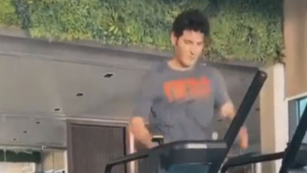 Namrata Shares Video Mahesh Babu Workout in His Home GYM Namrata Shares Video Mahesh Babu Workout in His Home GYM