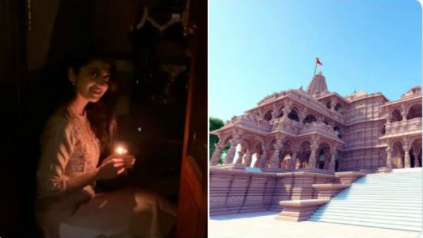 Pranitha Subhash Emotional On Ram Mandir Bhumi Puja Pranitha Subhash Emotional On Ram Mandir Bhumi Puja