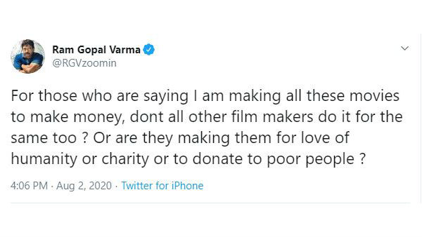 RGV Fires On Who Trolls On Him About Allu Movie RGV Fires On Who Trolls On Him About Allu Movie