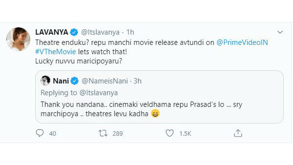 5YrsForMemorableBBM Lavanya Tripathi And Nani About V Movie 5YrsForMemorableBBM Lavanya Tripathi And Nani About V Movie