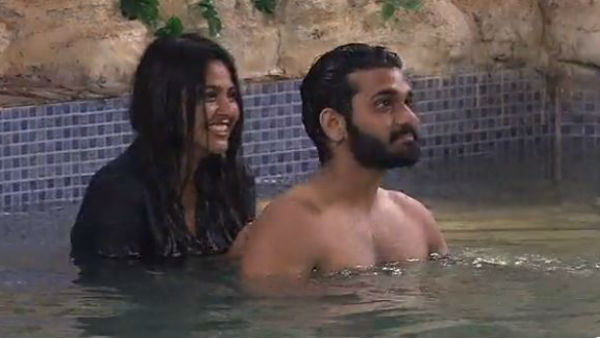 మోనాల్ తలపై నీళ్లు పోసి