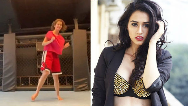 Disha Patani butterfly kick goes viral, it impress Tiger Shroff Disha Patani butterfly kick goes viral, it impress Tiger Shroff