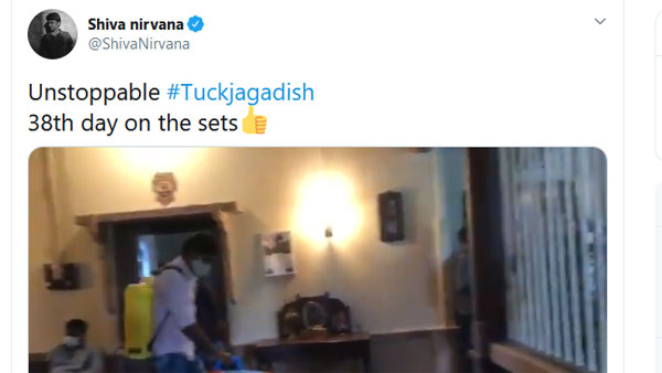 Shiva Nirvana Shares Tuck Jagadish Set Precautions Shiva Nirvana Shares Tuck Jagadish Set Precautions