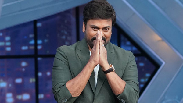 Megastar Chiranjeevi New Look for Samanthas Sam Jam Show Megastar Chiranjeevi New Look for Samanthas Sam Jam Show