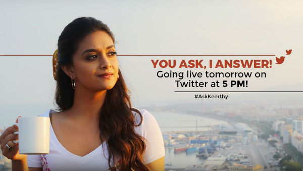 Keerthy Suresh Live session On 4th November Keerthy Suresh Live session On 4th November