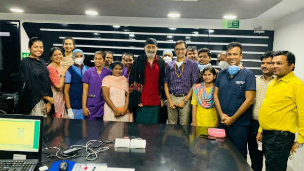 Rajashekhar tested Coronavirus negative, discharged from Citi Nuero Centre Rajashekhar tested Coronavirus negative, discharged from Citi Nuero Centre