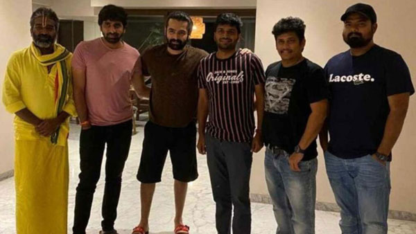 Ram Pothineni Gave Party to Tollywood Directors Ram Pothineni Gave Party to Tollywood Directors
