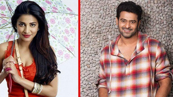 Shruti Haasan Likely want to Pairup with Prabhas Shruti Haasan Likely want to Pairup with Prabhas