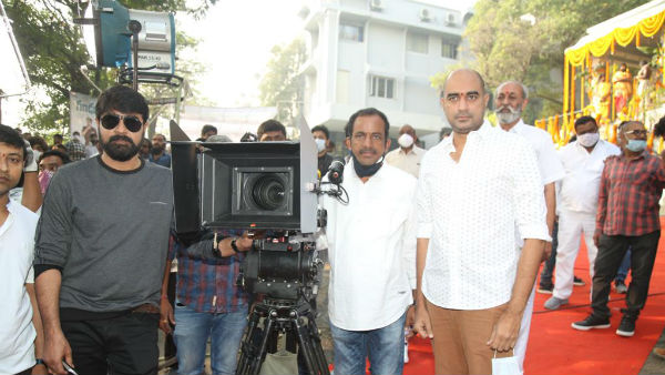 George Reddy fame Sandeep Madhavs Gandharwa launched by VV Vinayak. George Reddy fame Sandeep Madhavs Gandharwa launched by VV Vinayak.