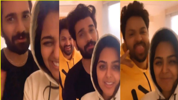 అతడితో కలిసి ముద్దులిస్తూ.. వీడియో వైరల్