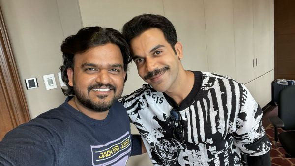 Sailesh kolanu Pic with Rajkumar Rao For HIT Hindi Remake Sailesh kolanu Pic with Rajkumar Rao For HIT Hindi Remake
