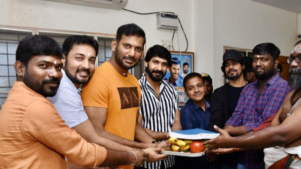 Vishal New Movie With Thu pa saravanan started Vishal New Movie With Thu pa saravanan started