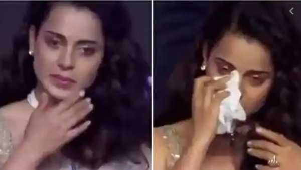 Kangana Ranaut broke down at Thalaivi trailer event launch Kangana Ranaut broke down at Thalaivi trailer event launch