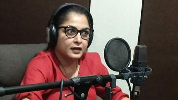 Ramya Krishnan Dubbing For Sai Dharam Tej Republic Movie Ramya Krishnan Dubbing For Sai Dharam Tej Republic Movie