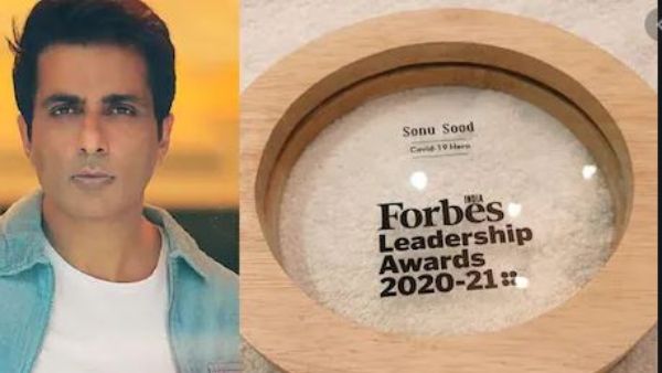 Sonu Sood gets Forbes 2021 leader Leadership Award Sonu Sood gets Forbes 2021 leader Leadership Award