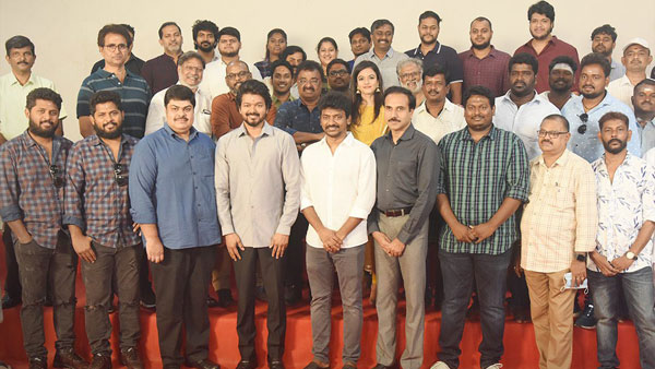 Thalapathy 65 Pooja ceremony pics goes viral Thalapathy 65 Pooja ceremony pics goes viral