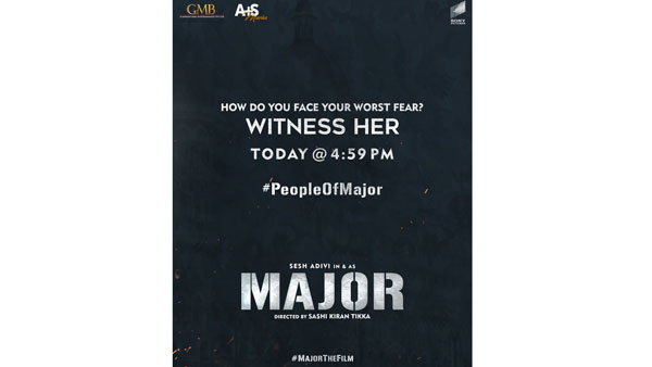 Adivi Sesh Major New Character Update Adivi Sesh Major New Character Update
