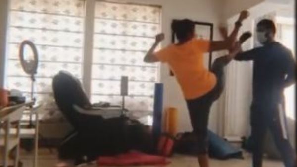 తన్నగానే కింద పడిపోయింది