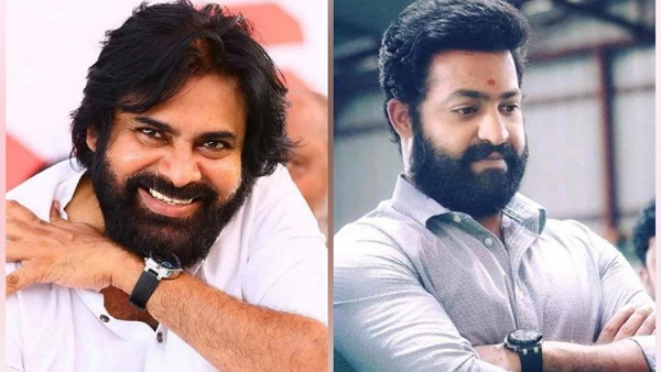 పవన్ కళ్యాణ్ ను హగ్ చేసుకున్న ఎన్టీఆర్