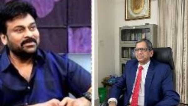 Megastar congratulates NV Ramana for taking oath as new CJI Megastar congratulates NV Ramana for taking oath as new CJI