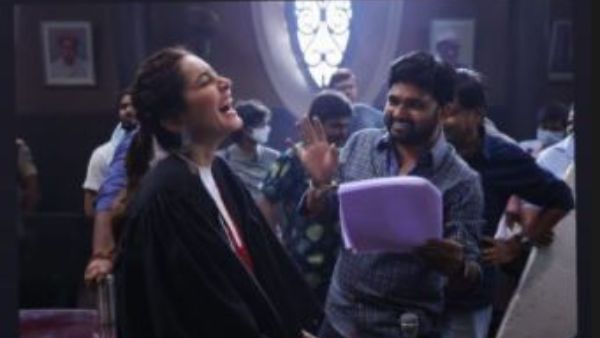 Rashi khanna In Gopichand And Director Maruti Rashi khanna In Gopichand And Director Maruti
