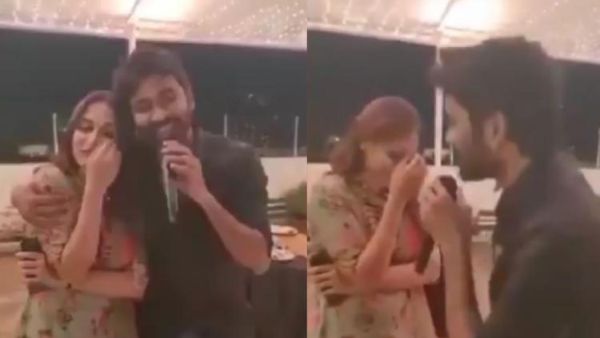 Dhanush Sings Rajinikaths Petta song for wife Aishwarya Dhanush Sings Rajinikaths Petta song for wife Aishwarya