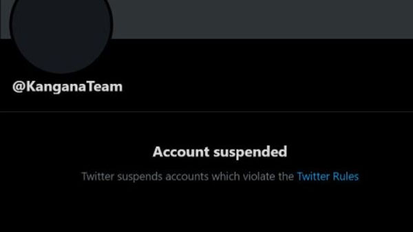 Kangana Ranauts twitter accout suspended Kangana Ranauts twitter accout suspended