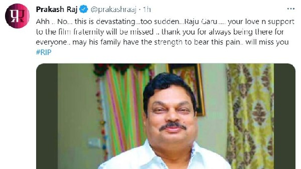 అందుకు ధన్యవాదాలు సార్: ప్రకాశ్ రాజ్