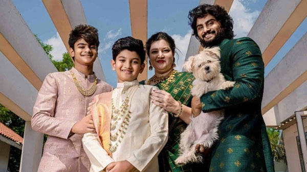 భర్త సుధీర్ బాబుతో కలిసి..